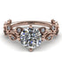 Leaves All Around Rose Gold Diamond Ring - Sydney 2ct No. 2